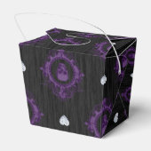 BALLOTINS PURPLE ÉFFRAYANT GOTHIC HALLOWEEN SKULLS (Arrière)