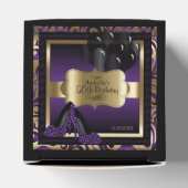 Ballotins Purple & Gold Metallic - 00e anniversaire | Texte (Haut)