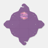 Ballotins Purple LOVE dans l'aquarelle Fleurs (Déplié)