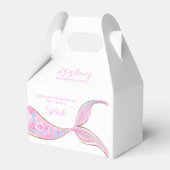 Ballotins Purple Mermaid Tail thème Anniversaire Ballotin (Arrière)