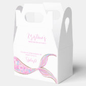 Ballotins Purple Mermaid Tail thème Anniversaire Ballotin (Ouvert)