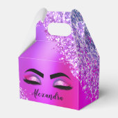 Ballotins Purple Pink Monogram Glitter Eyelashes (Verso)