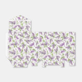 Ballotins Purple Spring Lilacs Boîte de mariage Favor (Déplié)