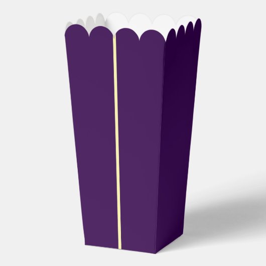 Ballotins PURPLE YELLOW Movie Night Popcorn Boxes - 10 pack (Recto)