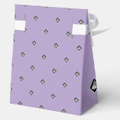 Ballotins Pyramide Cube noir blanc Lilac (Verso)