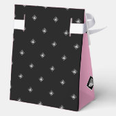 Ballotins Pyramide Cube noir blanc rose (Verso)