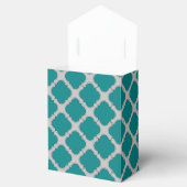 Ballotins Quatrefoil turquoise et gris (Ouvert)