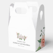 Ballotins Quinceañera rose élégant (Ouvert)