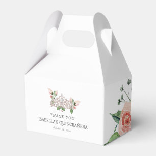 Ballotins Quinceañera rose élégant