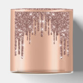 Ballotins Quinceañeras Douce 16e Parties scintillant Rose nu (Haut)