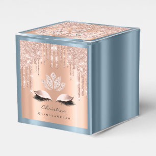 Ballotins Quinceañeras Doux 16e Rose nuptiale goutte DustyBl