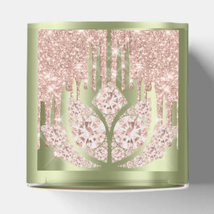 Ballotins Quinceañeras Sweet 16ème Rose nuptiale Mint Green