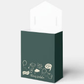 Ballotins Quirky Doodle Graduation Party Green (Ouvrir)