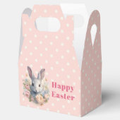 Ballotins Rabbit Surrounded by Pastel Flowers Cute Easter (Ouvert)