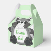 Ballotins Raccoon Baby shower vert (Verso)