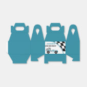 Ballotins Race Car fête d'anniversaire (Déplié)