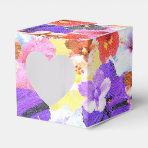 Ballotins "Radiance en fleur : Hibiscus en verre tendu