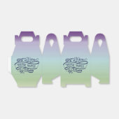 Ballotins Raffle de couche de Baby shower Ombre élégant (Déplié)