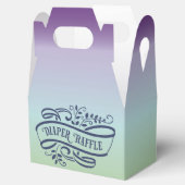 Ballotins Raffle de couche de Baby shower Ombre élégant (Ouvert)