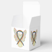 Ballotins Rainbow Awareness Ribbon Angel Party Favoriser Box (Ouvert)