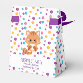 Ballotins Rainbow Confetti Cute Kitty Chat Anniversaire (Arrière)