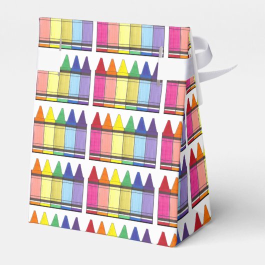 Ballotins Rainbow Crayons Artist Art Class Anniversaire (Arrière)