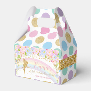 Ballotins Rainbow Fairy fête d'anniversaire Baby shower Merc