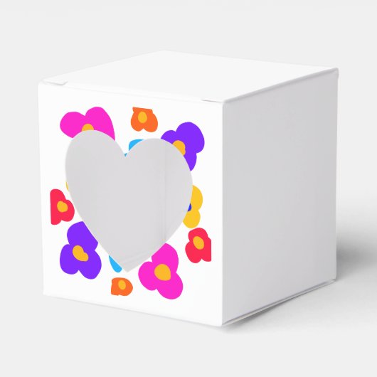 Ballotins Rainbow flower pride amour ajouter nom texte lqbtq (Verso)