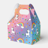 Ballotins Rainbow licorn coeur étoiles motif (Arrière)