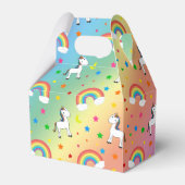 Ballotins Rainbow licorn coeur étoiles motif (Verso)