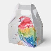 Ballotins Rainbow Parrot Bird Enfant Ballotin de gâteau d'an (Arrière)