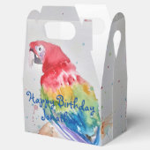 Ballotins Rainbow Parrot Bird Enfant Ballotin de gâteau d'an (Ouvert)
