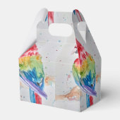 Ballotins Rainbow Parrot Bird Enfant Ballotin de gâteau d'an (Arrière)