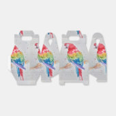 Ballotins Rainbow Parrot Bird Enfant Ballotin de gâteau d'an (Déplié)