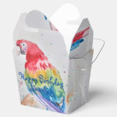 Ballotins Rainbow Parrot Bird Enfant Ballotin de gâteau d'an (Ouvert)