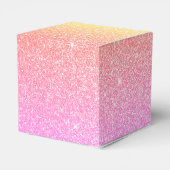 Ballotins Rainbow Pastel Parties scintillant & Monogramme ét (Arrière)