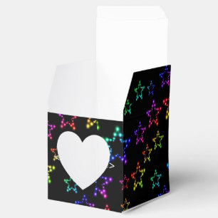 Ballotins Rainbow Stars Motif Ballotin de coeur