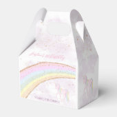 Ballotins Rainbow Unicorn 1er Anniversaire filles Pastel (Arrière)