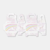 Ballotins Rainbow Unicorn 1er Anniversaire filles Pastel (Déplié)