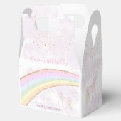 Ballotins Rainbow Unicorn 1er Anniversaire filles Pastel (Ouvert)