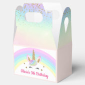 Ballotins Rainbow Unicorn Gold Parties scintillant fille Ann (Ouvert)