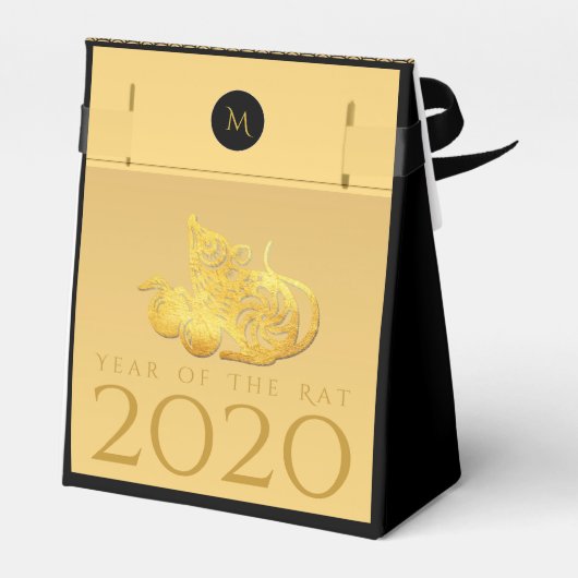 Ballotins Rat Année 2020 fruits Élégant Monogramme T Balloti (Arrière)