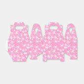 Ballotins Ray Cercles - Blanc sur rose (Déplié)