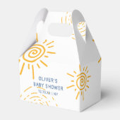 Ballotins Rayon Rétro Moderne Du Baby shower Soleil (Arrière)