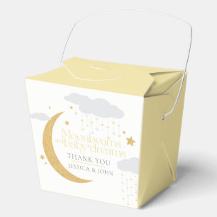 Ballotins Rayons de lune et rêves de bébé fête de bébé jaune
