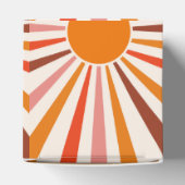 Ballotins Rayons Soleil Rétro Coucher Soleil Orange Jaune Ro (Haut)