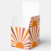 Ballotins Rayons Soleil Rétro Coucher Soleil Orange Jaune Ro (Ouvert)