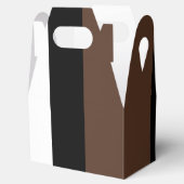 Ballotins rayures Brown, noir et blanc (Ouvert)