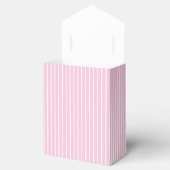 Ballotins Rayures Classiques Blanc - Rose Clair (Ouvert)