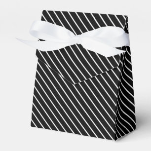Ballotins Rayures diagonales - noir et blanc
